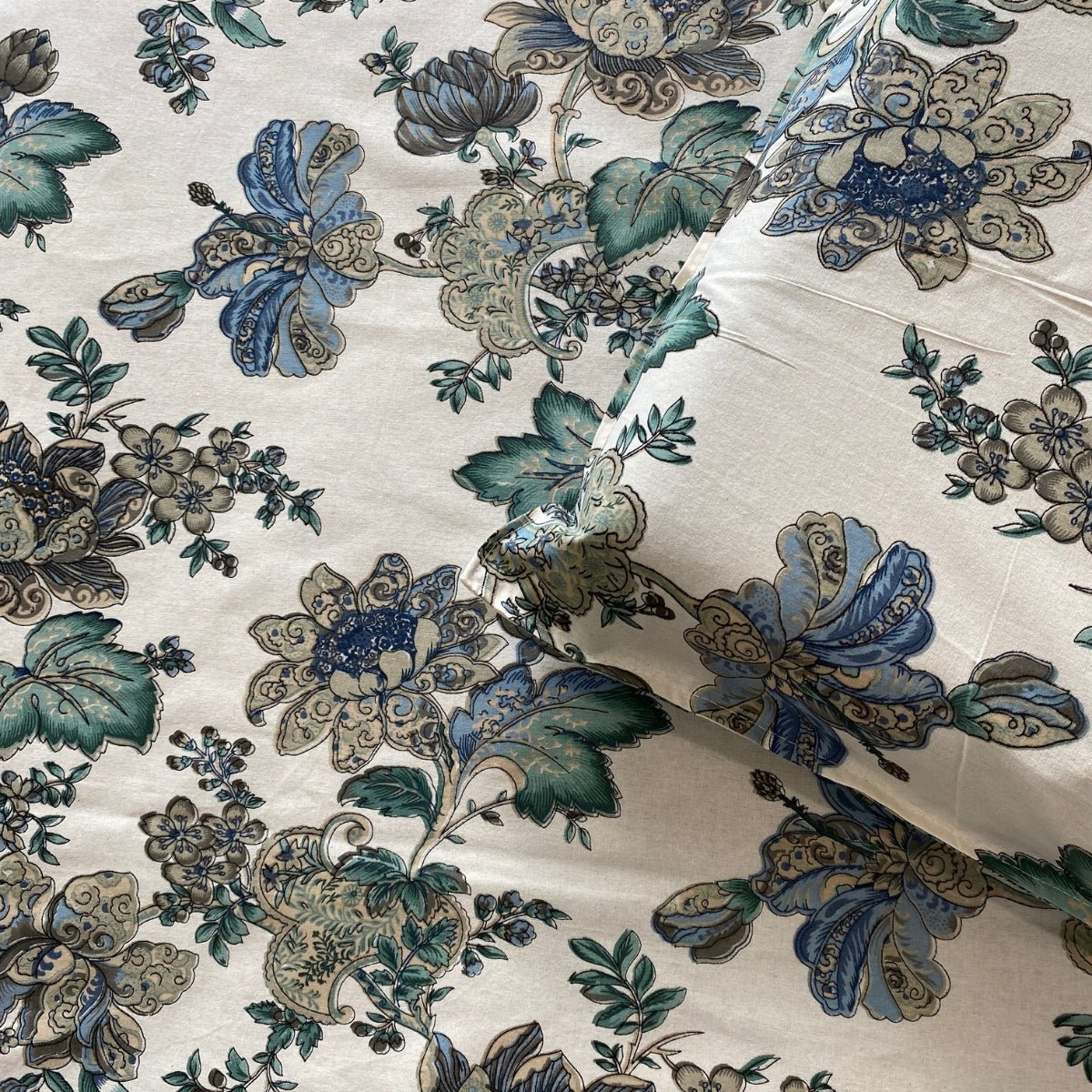 Regalia Bedsheet Set 100% Cotton, King Size, 100" x 108" - Coral Slub -